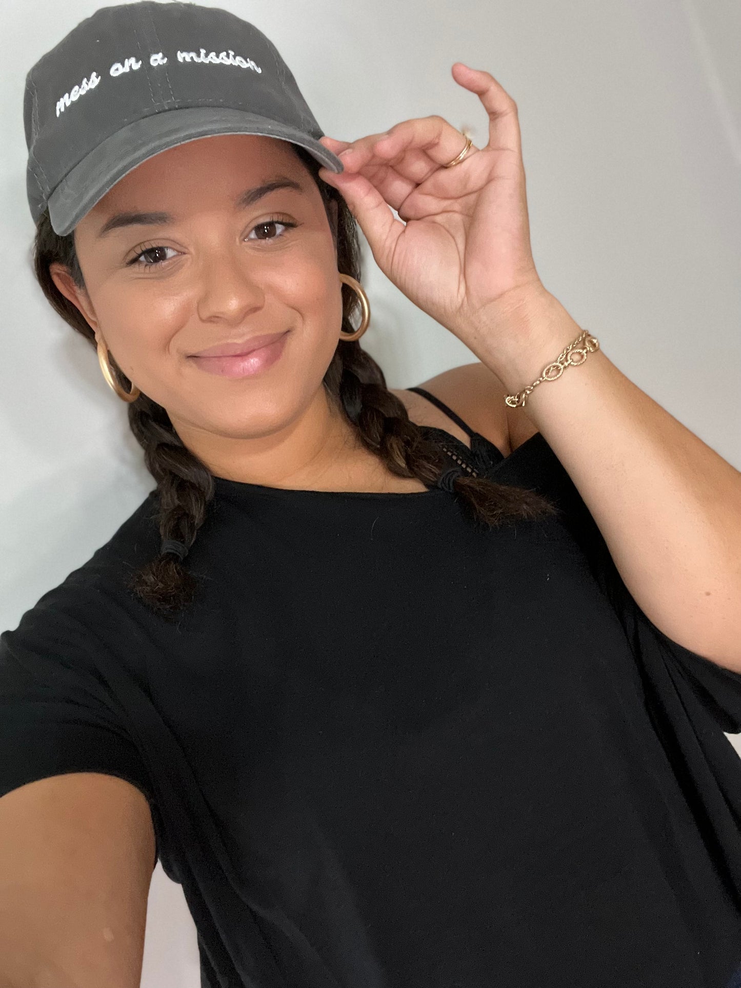 Mess on a mission hat